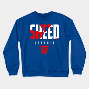 Sheed Detroit Basketball Crewneck Sweatshirt